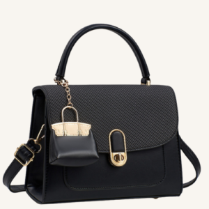 Bagabu Brown Classic Structured Vegan Leather Stylish Everyday office & Party Handbag BB1002BR